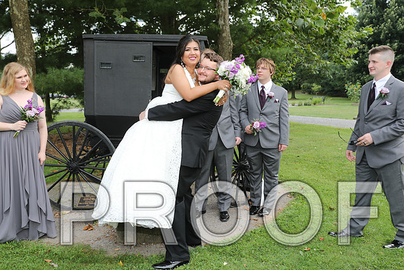 8L2A5877 Wedding - Bride and Groom with the Bridal Party