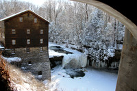 Lanterman Mill at Millcreek Park Frozen