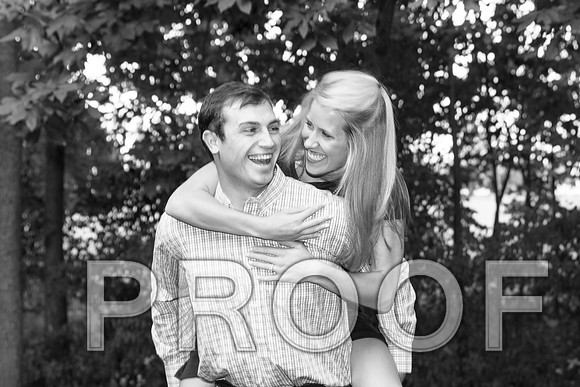 IF6A7817 B&W Engagement - Surprise will you marry me!