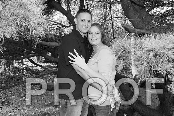 IF6A8658 B&W Engagement Session at Millcreek Park